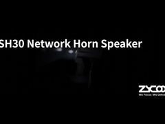 ZYCOO SH30 wasserdichter runder Horn-Sprecher IP-PA-Lautsprecher-IP65