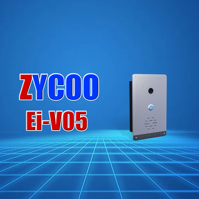 Zycoo Poe Intercom System Silberfarbe für Einzelhandelseinrichtungen