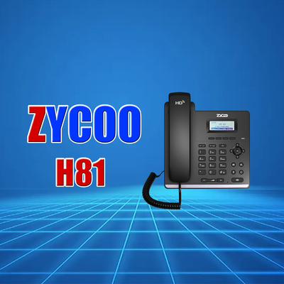 EN 55032:2015 VoIP-Tischtelefon mit 2,8-Zoll-LCD-Farbbildschirm (320 x 240).