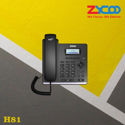 DC 5V/0.6A Wifi Tischtelefon Voip 4.3W für Unternehmensmitarbeiter