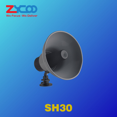 PoE+ SIP-Hornlautsprecher EN 55032:2015 30-Watt-Valcom-IP-Paging-Horn