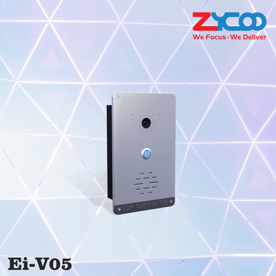 Zycoo Poe Intercom System Silberfarbe für Einzelhandelseinrichtungen